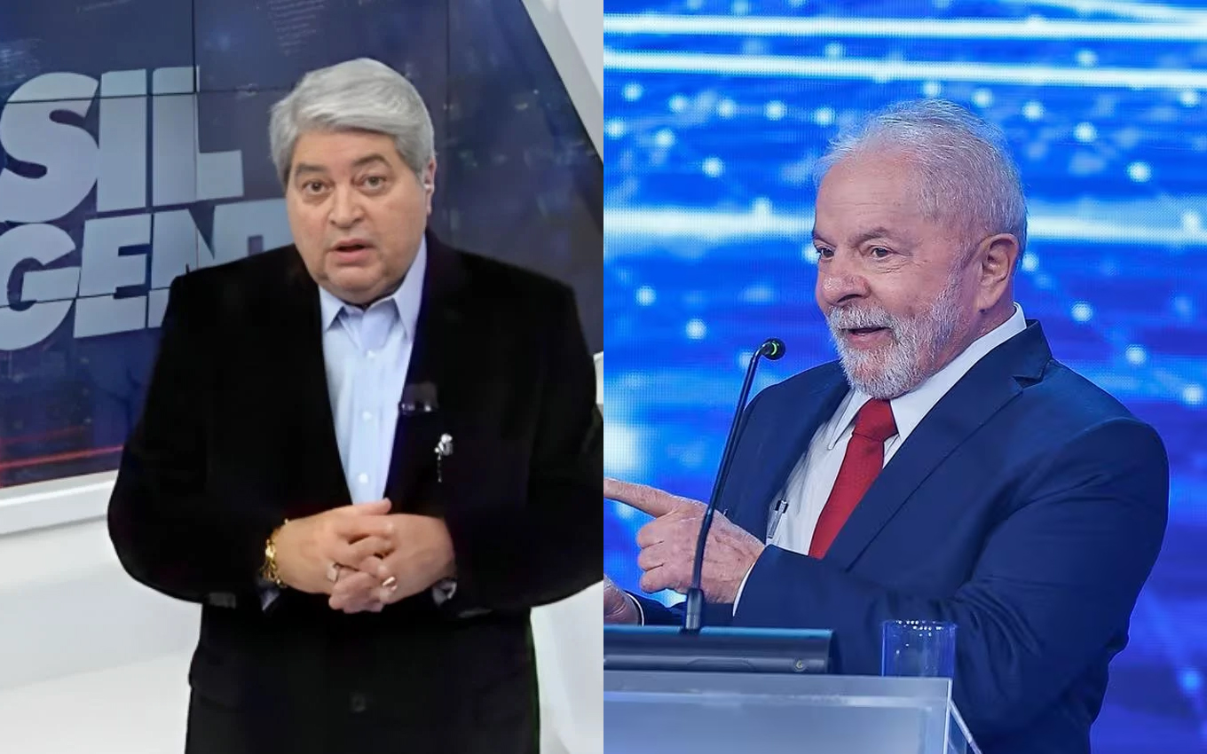 José Luiz Datena e Luiz Inácio Lula da Silva