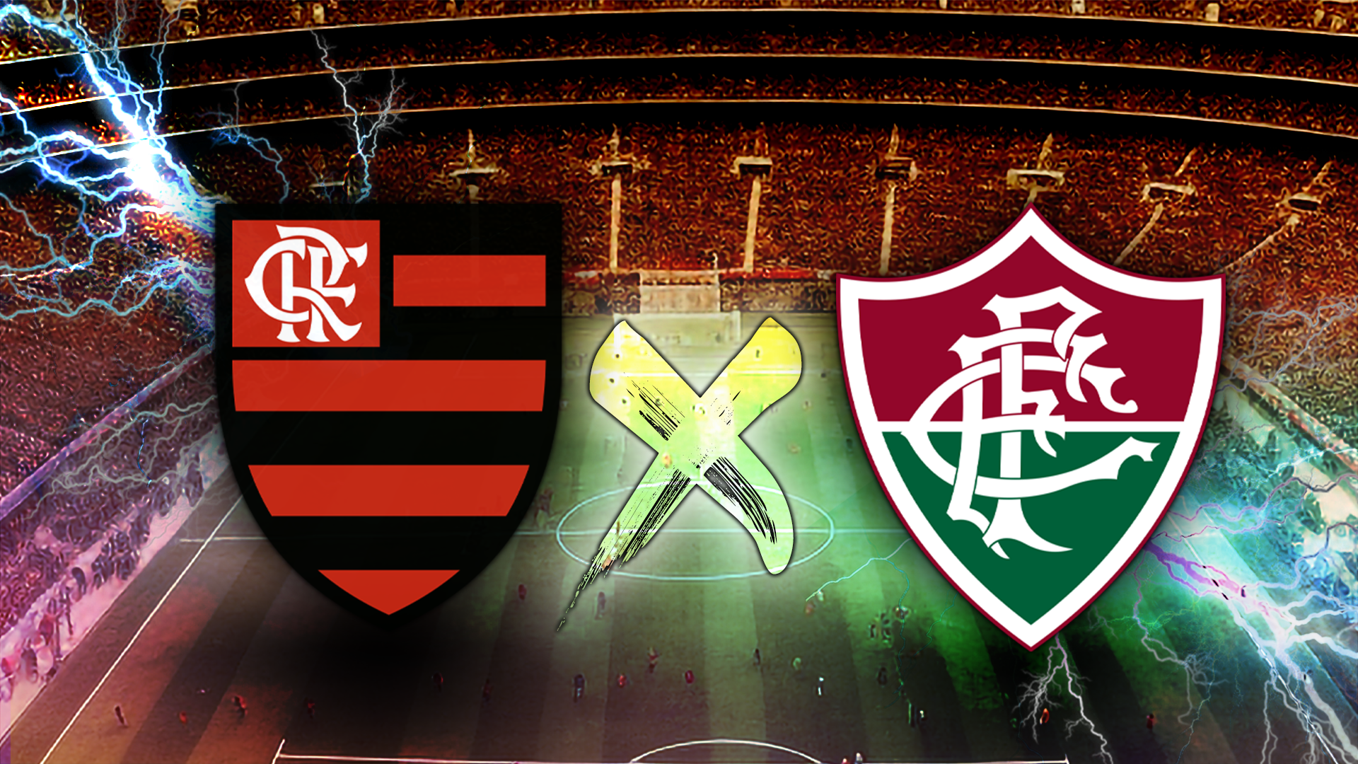 Flamengo x Fluminense (Foto: montagem / RD1)