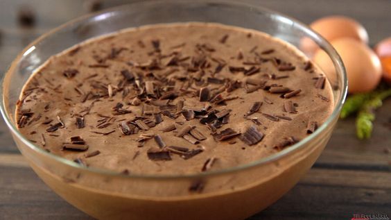 mousse de chocolate aerado prático rápido 