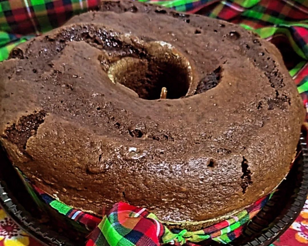 bolo de chocolate na batedeira