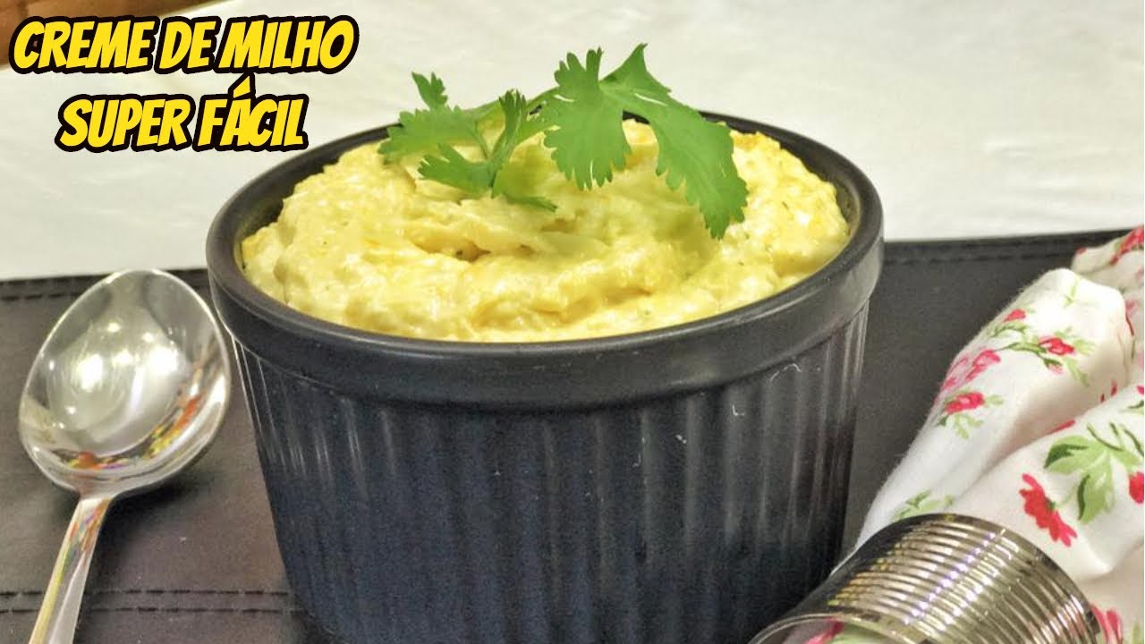 creme de milho para São João rápido cremoso