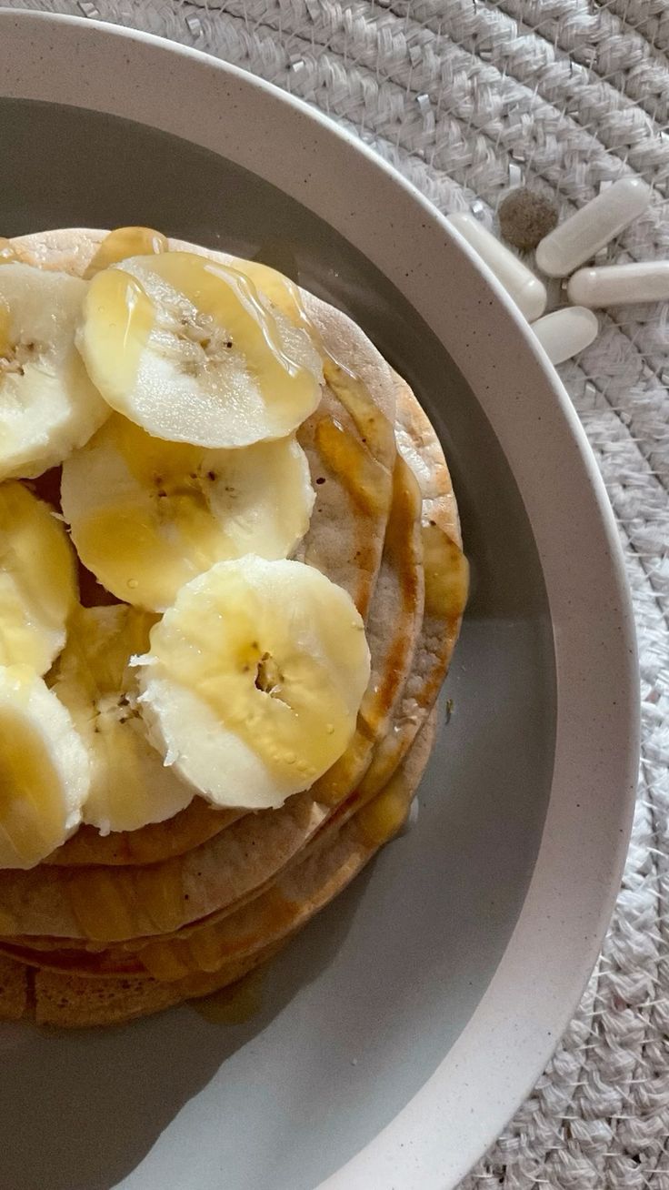 Panqueca de aveia e banana sem glúten americana