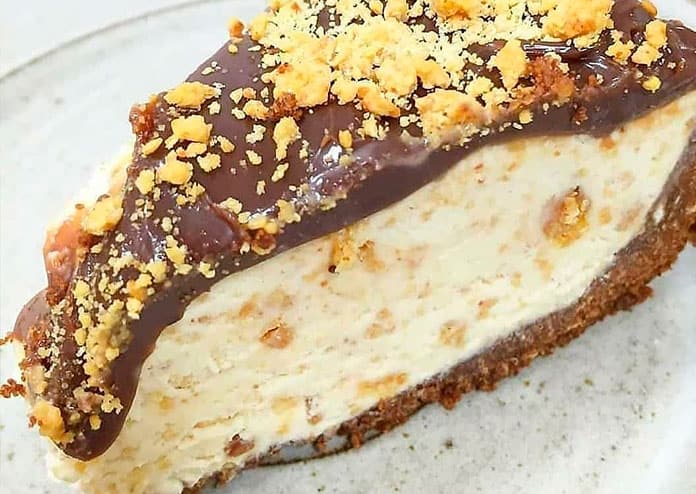 torta de paçoca com doce de leite cremosa