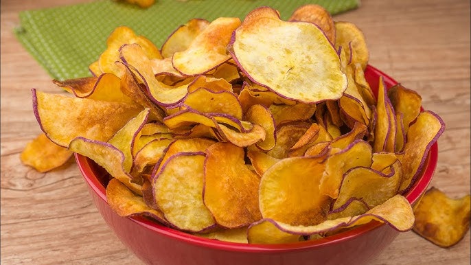 Chips de maçã na air fryer da Rita Lobo tudo gostoso