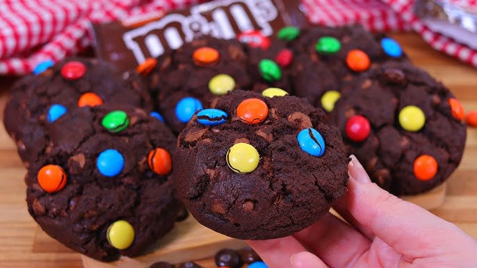 Cookies de M&M's fácil simples