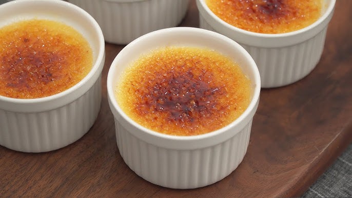 Creme brulée de limão siciliano tudo gostoso