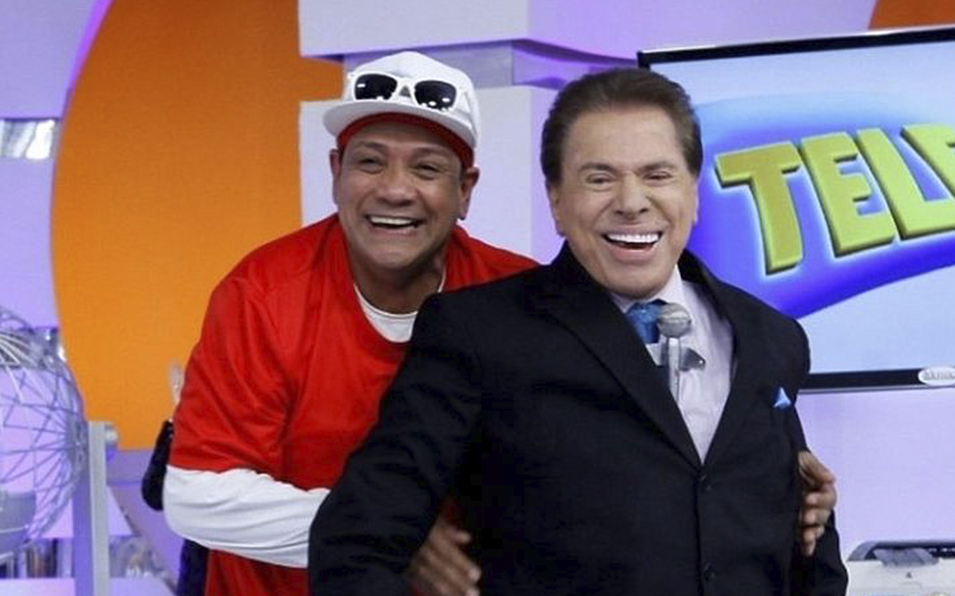 Liminha e Silvio Santos