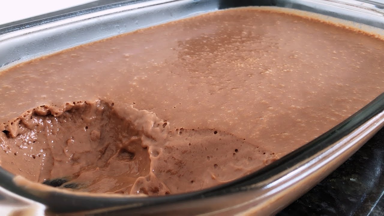 Mousse de preguiçoso cremoso