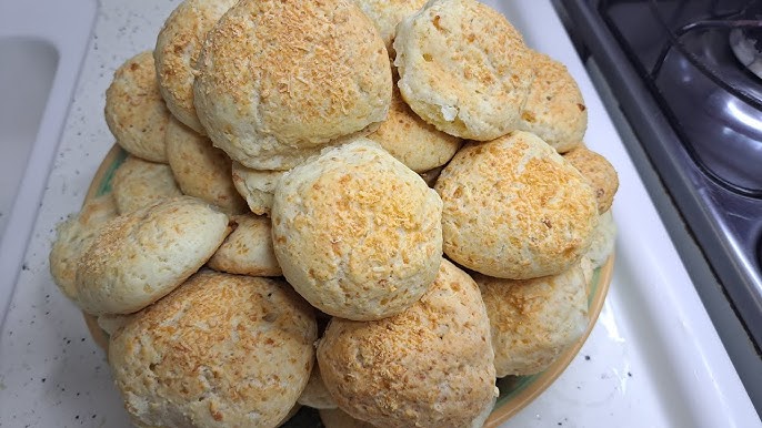 Pão de queijo com aveia rápido e barato