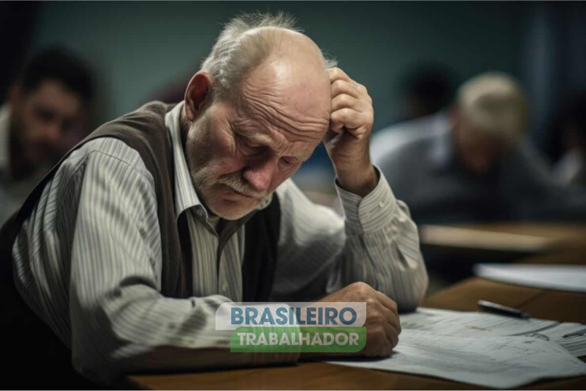 Um senhor triste, pois, teve que recorrer à lei de Proteção aos idosos