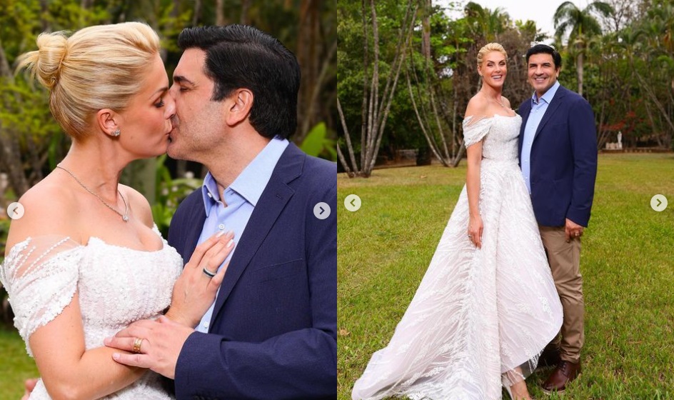 Ana Hickmann e Edu Guedes 