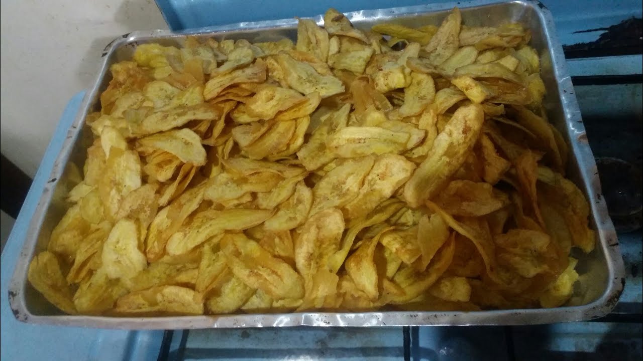 Banana chips cebola e salsa tudo gostoso