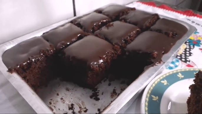 Bolo de chocolate de preguiçoso ana maria palmirinha