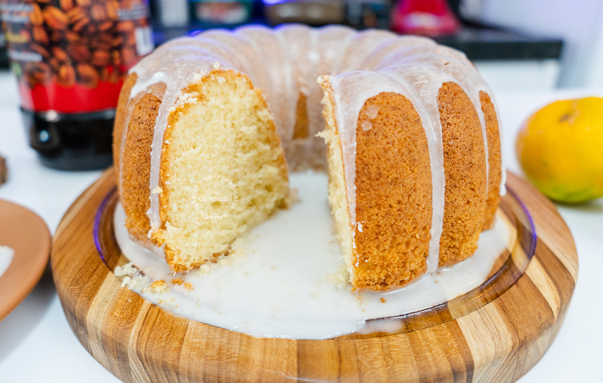 Bolo de ponkan  prático