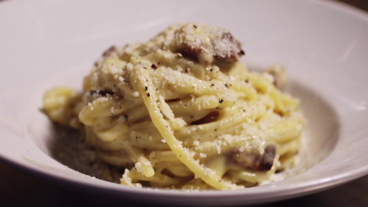 Carbonara vegetariano tudo gostoso