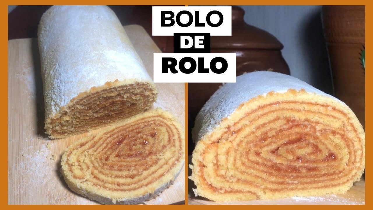 Massa de bolo de rolo tudo gostoso amanteigado