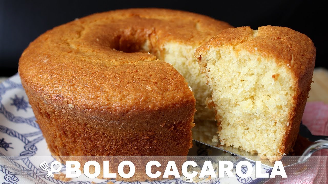 Bolo caçarola de padaria