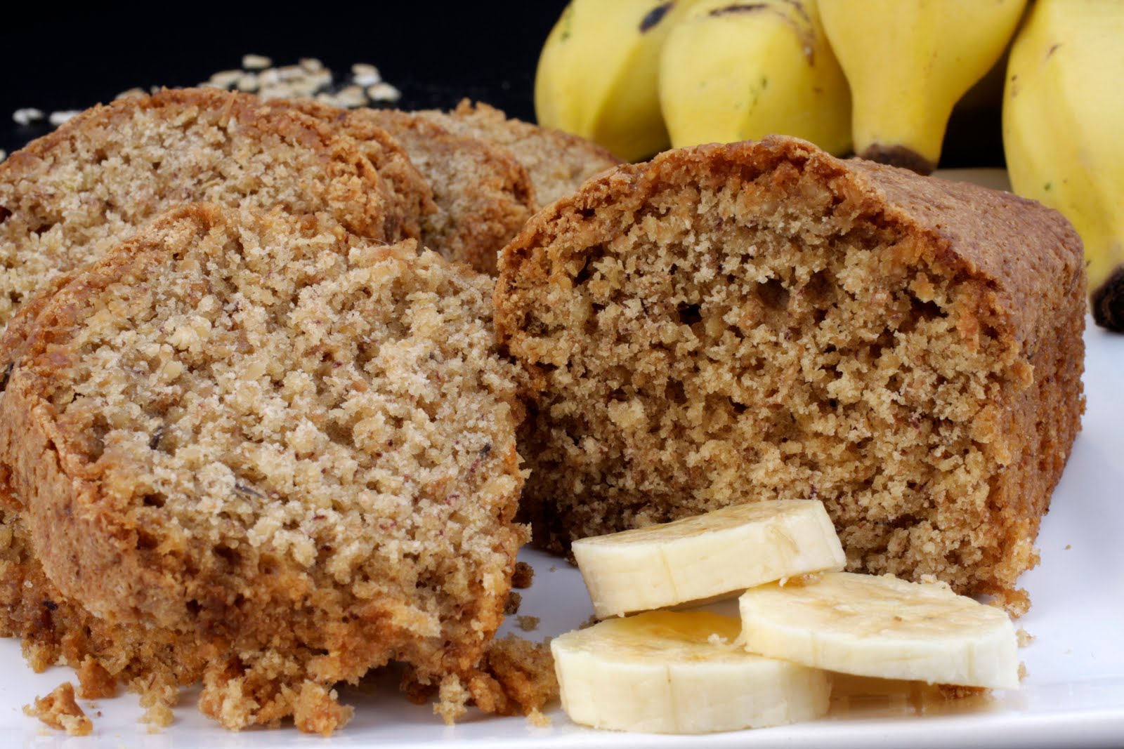 Bolo de banana vegano da vovó palmirinha