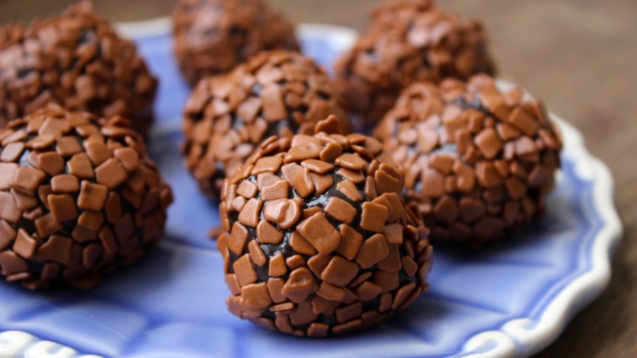 Brigadeiro sem fogo tudo gostoso