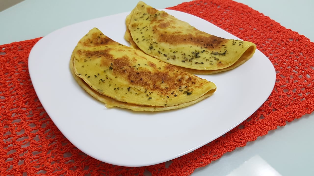 Crepioca na airfryer Palmirinha