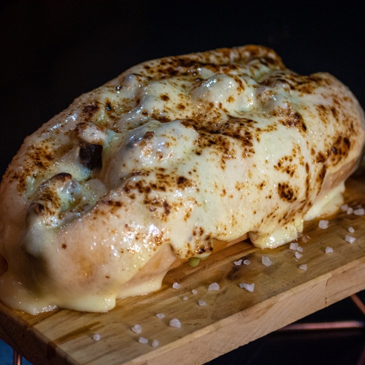 Pão de alho no maçarico rita lobo edu guedes