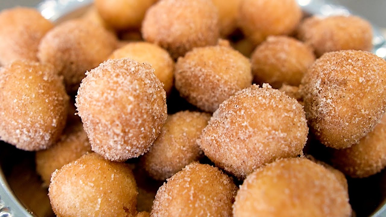 Bolinho de chuva sequinho fácil simples fofo