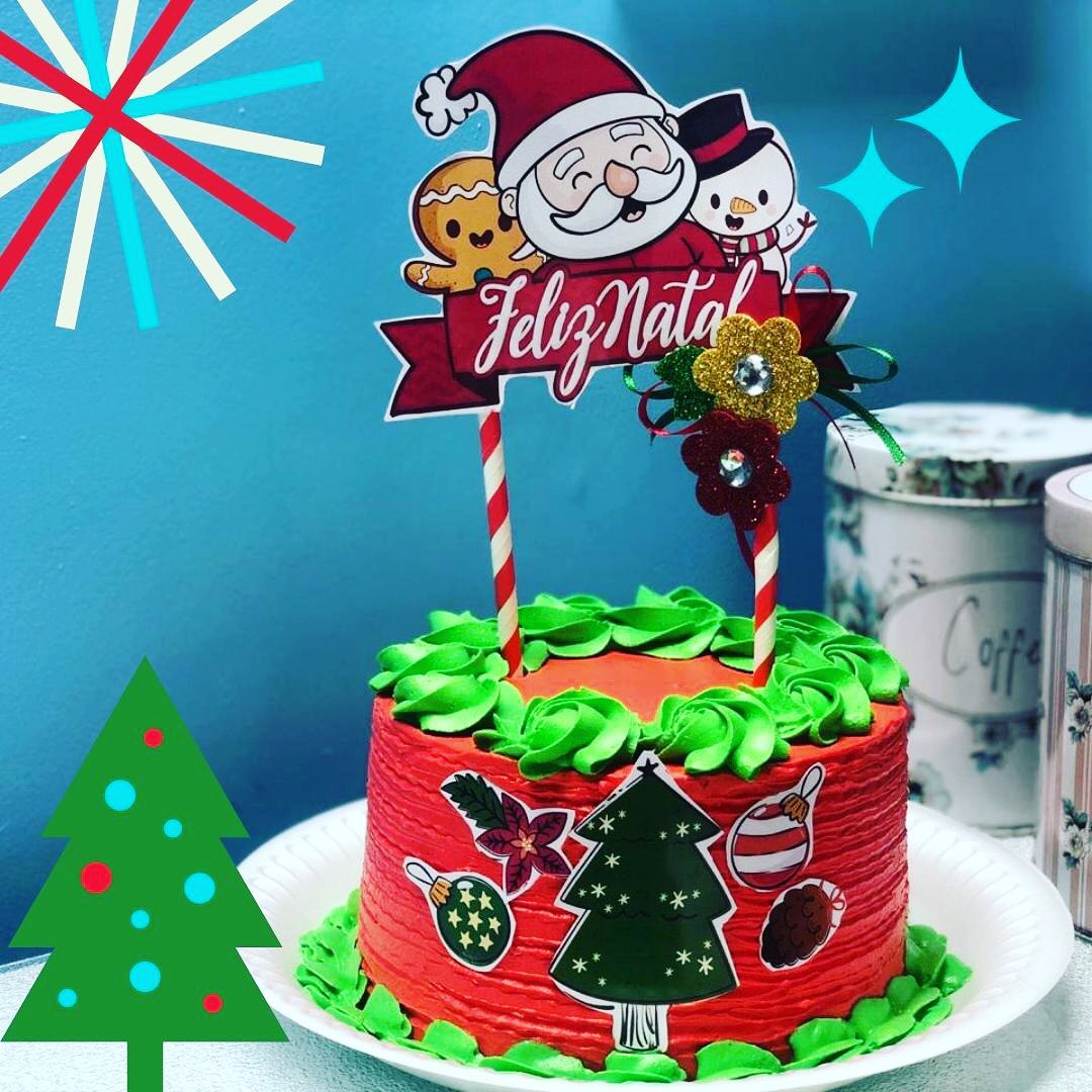 Bolo de 1 kg de Natal ana maria