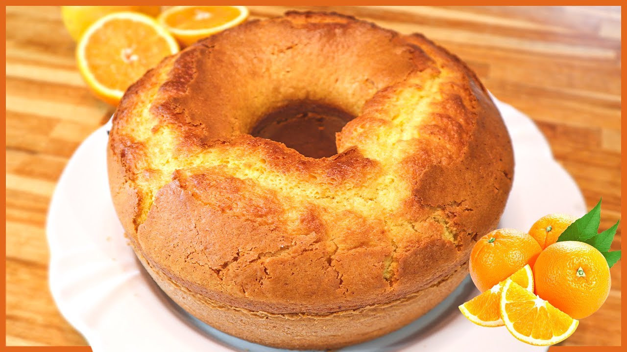 Bolo de suco de laranja fácil  tudo gostoso