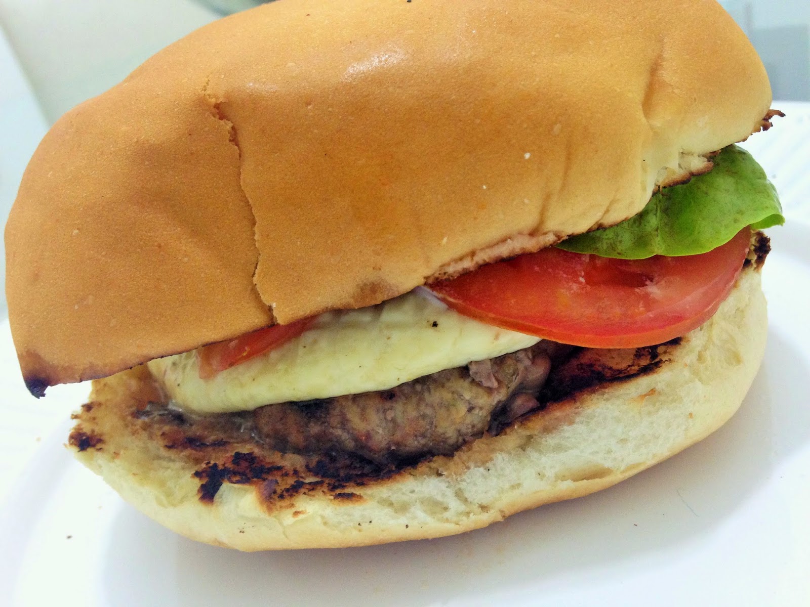 Hambúrguer caseiro na airfryer tudo gostoso