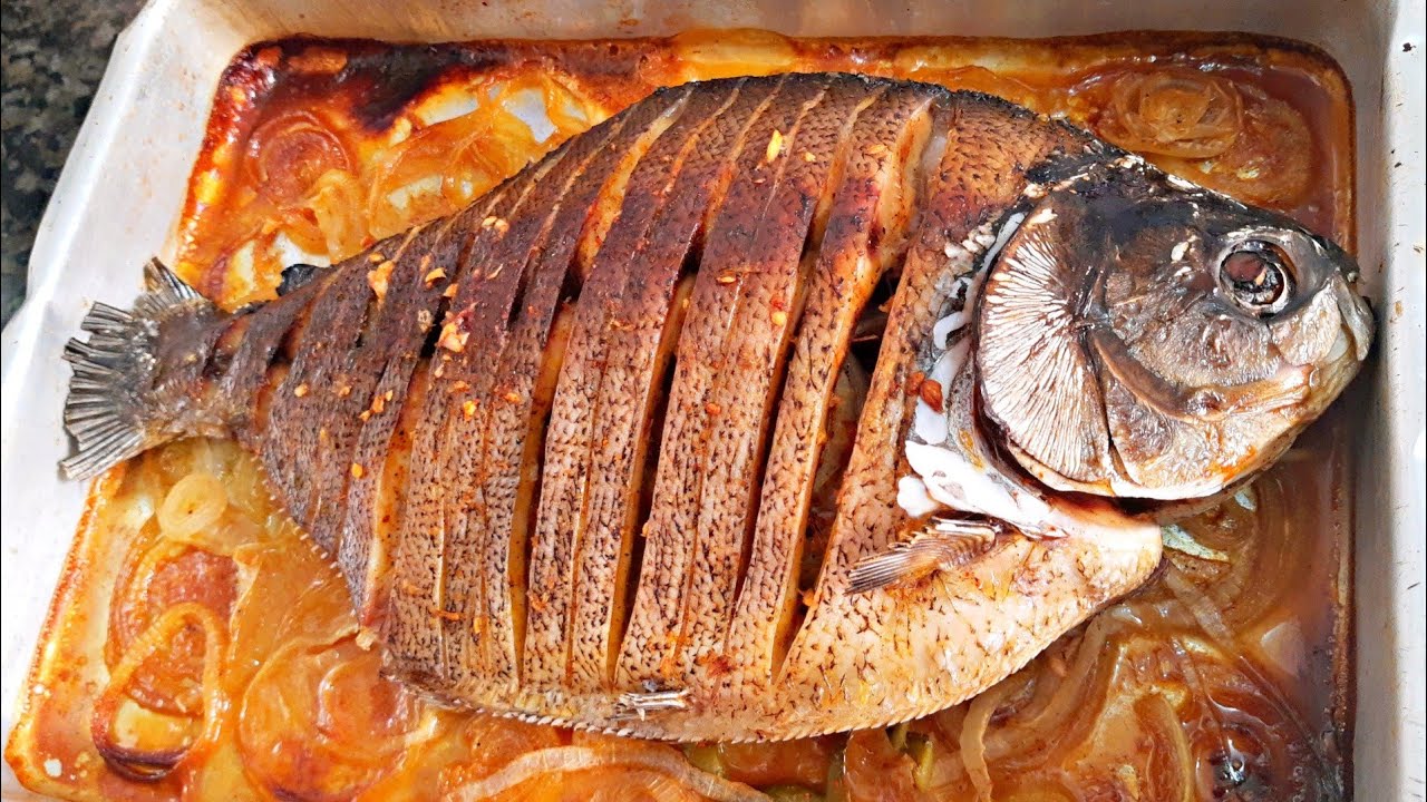 Peixe assado no forno receita como preparar