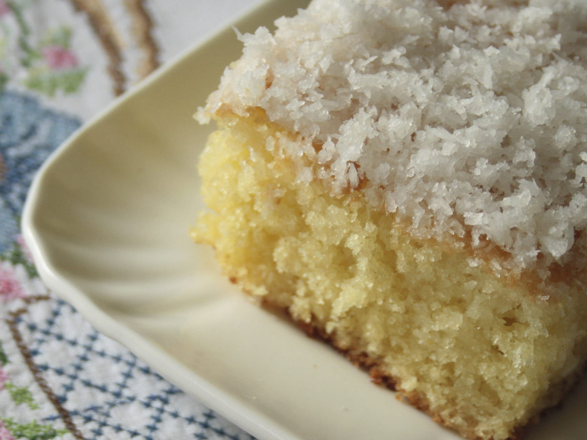 Bolo de coco sem trigo fácil simples