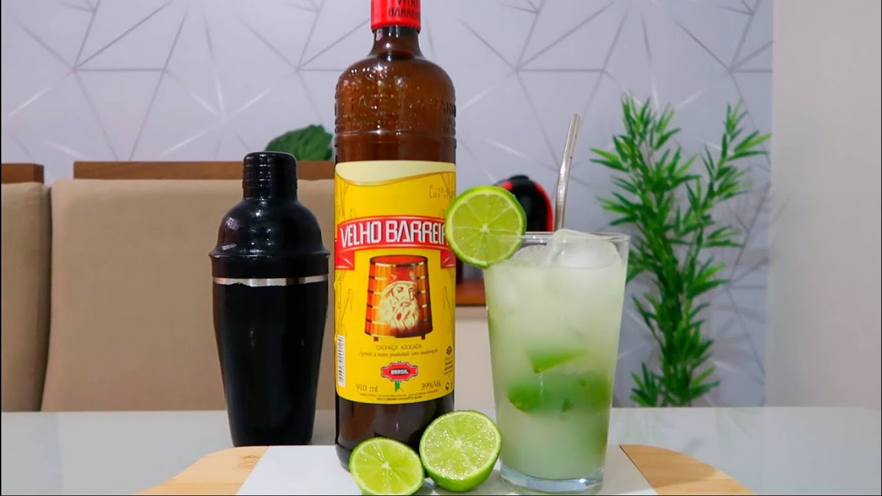 Caipirinha com cachaça tradicional original