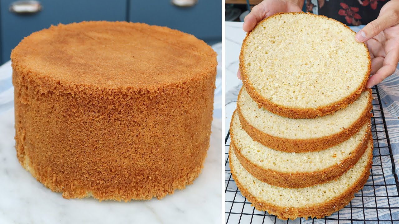 Massa de bolo pão de ló prático