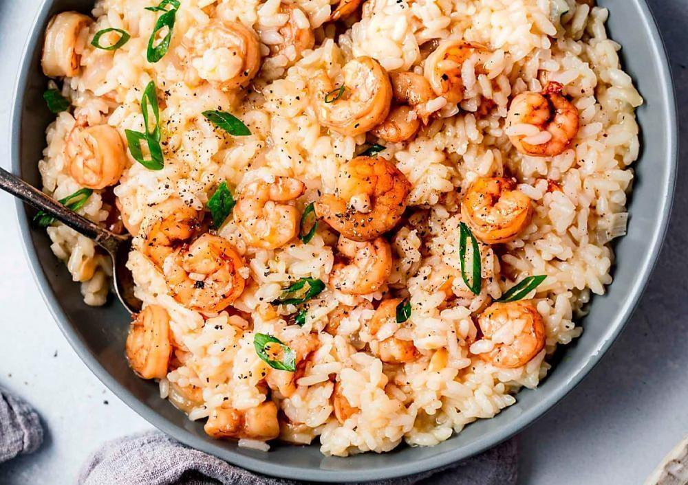 Risoto de camarão cremoso do Masterchef tudo gostoso