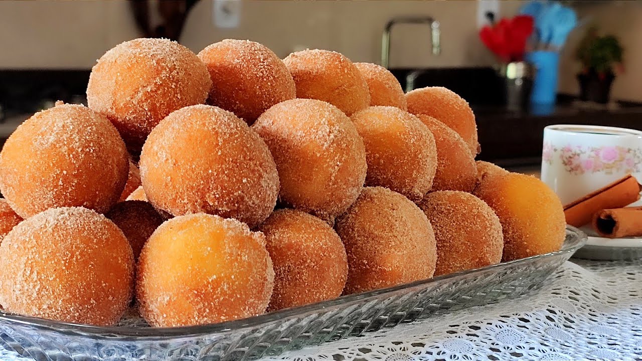 Bolinho de chuva sem fermento tudo gostoso