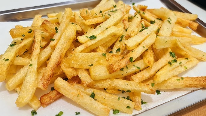 Chips de batata com lemon pepper fácil