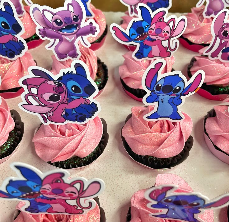 Cupcake do Stich fácil simples