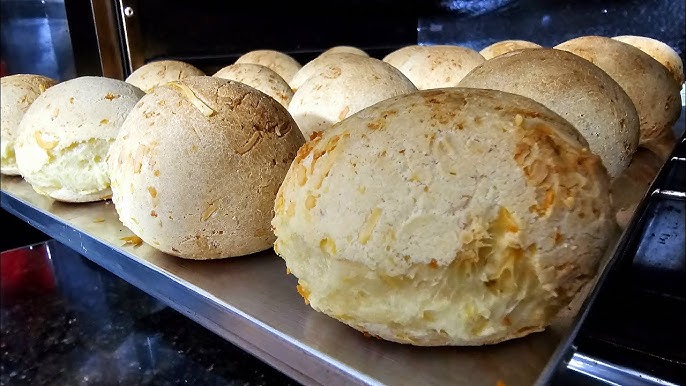 Pão de queijo na airfryer em 10 minutos tudo gostoso