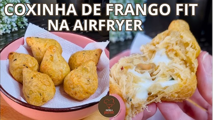 Salgado sem glúten e sem fritura na airfryer