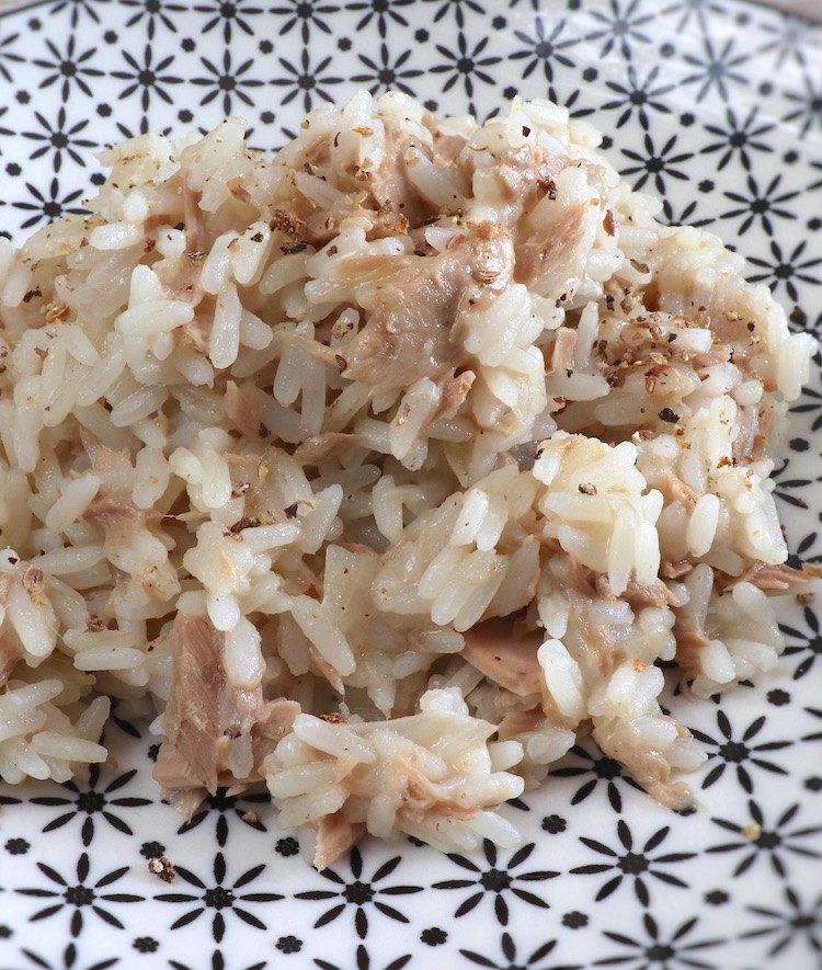 Arroz com atum prático demais 