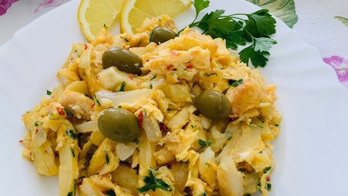 Bacalhau à Brás para páscoa tudo gostoso