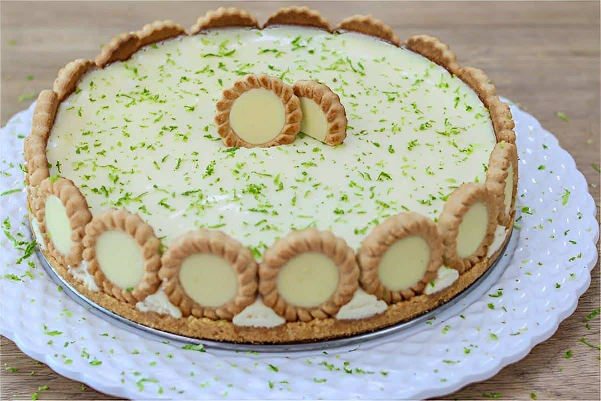 Torta de limão do tiktok fácil