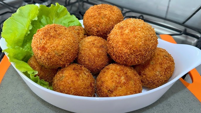 Bolinho de batata super recheado prático demais