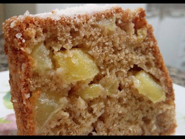 Bolinho de maçã com canela prático 
