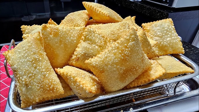 Mini pastéis de carne tudo gostoso