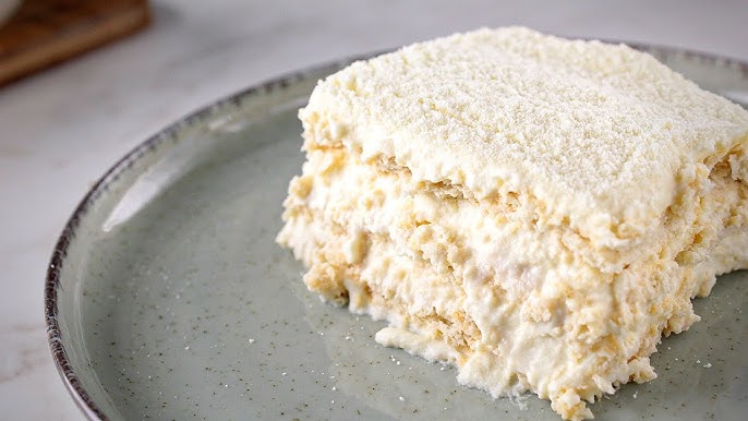 Pavê de leite ninho simples bem cremoso prático