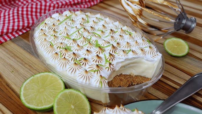 Sobremesa de limão com biscoito prático demais
