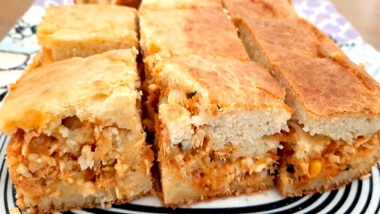 Torta salgada de peixe prático demais