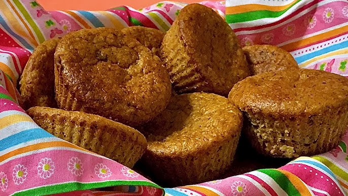 Bolinho de aveia com óleo de coco
