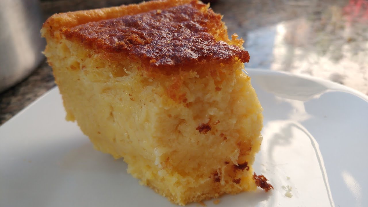 Bolo de pamonha cremoso